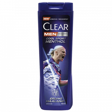 شامپو ضد شوره مو مردانه Cool Sport Menthol کلییر 400 میلی لیتری